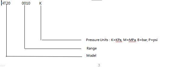 Baoji Hengtong Ht20V Differential Piezoresistive Diffused Silicon Pressure Sensor