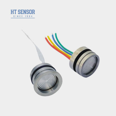 HT19V সিলিকন পাইজোরিসিটিভ চাপ সেন্সর 10VDC সিলিকন তরল বায়ু চাপ সেন্সর
